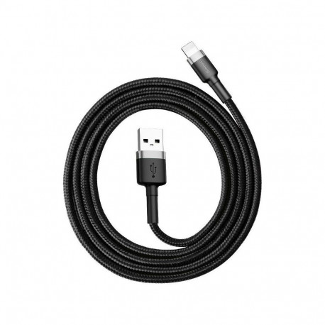 Baseus Baseus Cafule USB Lightning Cable 2,4A 1m (Gray+Black)