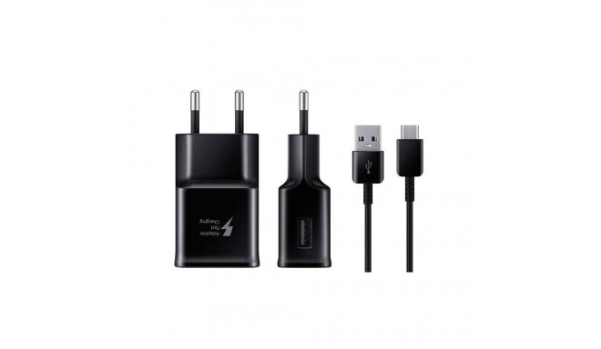 Samsung USB-laadija Fast Charging 15W USB-C, must