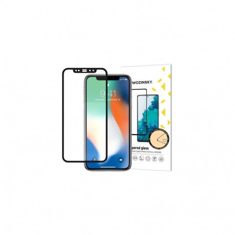 Wozinsky Apple iPhone 12 Pro/12 Glue Tempered Glass Full Screen Black