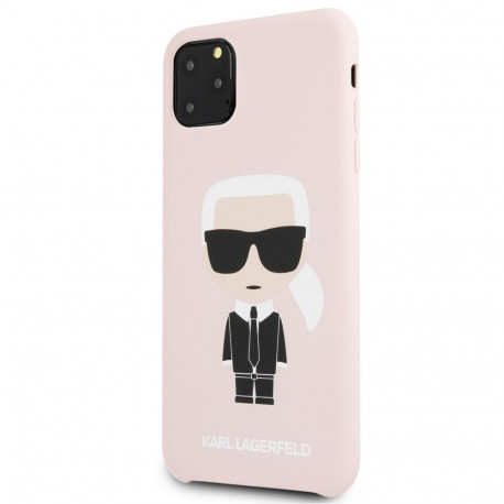 Karl Lagerfeld kaitseümbris Apple iPhone 11 Pro Max Fullbody Ikonic, roosa