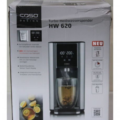 Caso SALE OUT. Turbo hot water dispenser | HW 620 | Water Dispenser | 2600 W | 2.5 L | Plastic/Stain