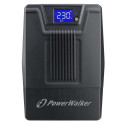 UPS POWERWALKER VI 600 SCL LINE-INTERACTIVE 600VA 2X SCHUKO OUTLETS USB-B LCD