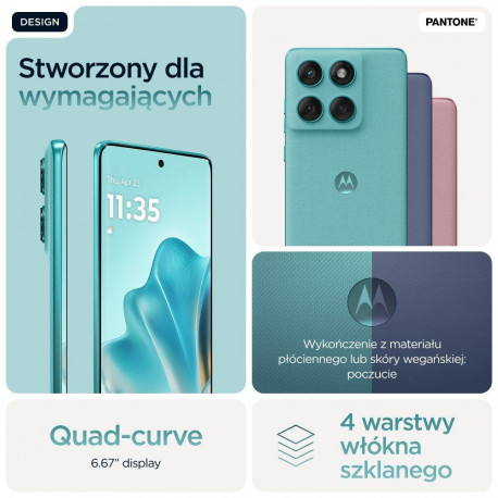 Mobile Phone - Motorola Edge 60 Fusion 8 GB 256 GB 5G Turquoise