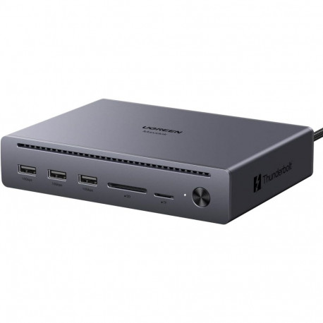 Docking station 10in1 Thunderbolt 5 (USB-C) - 2xTBT5 DisplayPort, RJ45, USB3.0 Maxidok Revodok U712 