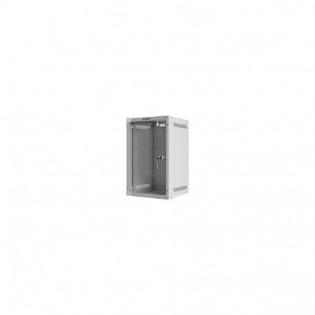 Lanberg seinakapp WF10-2309-10S 10" 9U 280x310 klaasuksega osadena kokkupandav, hall