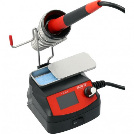 Yato jootmisjaam YT-82500, 100W, 18V, 90-500°C, ±2°C, C245, värviline TFT-ekraan, 3 mälukanalit, tem