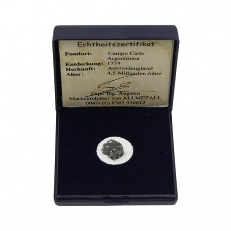 Campo del Cielo iron meteorite in gift pouch