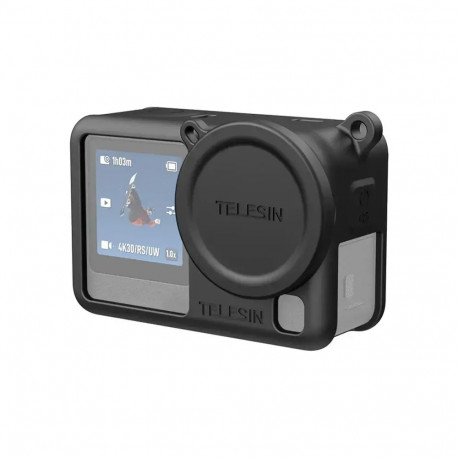 Telesin Silicone Protective Case for DJI Osmo Action 6 (Black)