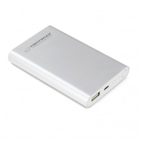 Esperanza akupank EMP117S Neutrin 8800mAh, hõbedane