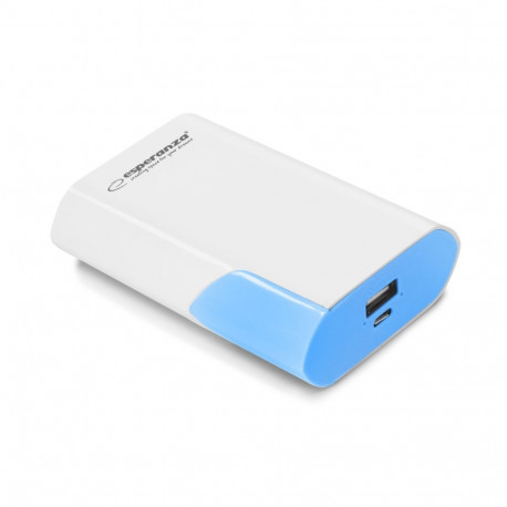 Esperanza akupank EMP111WB Boson 6000mAh, valge-sinine