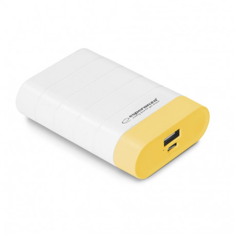 Esperanza akupank EMP110WY graviton 4800mAh, valge-kollane