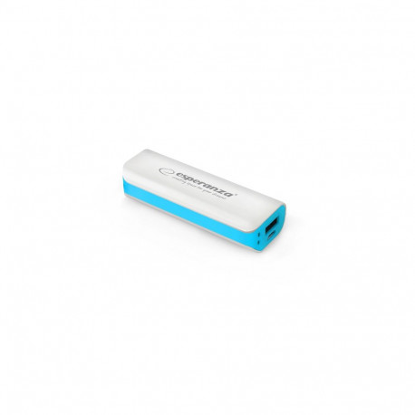 Esperanza akupank EMP103WB joule 2200mAh, valge-sinine