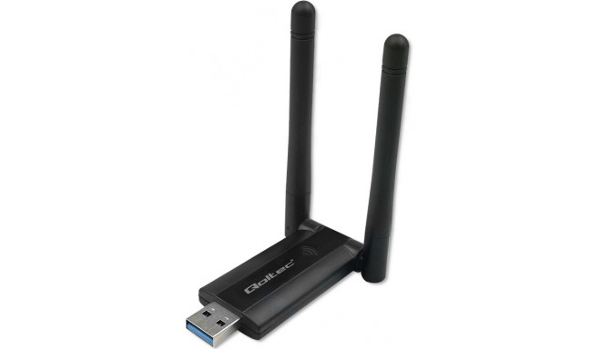 Qoltec WiFi adapter Dual 2x2dBi