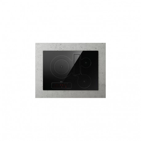 Elica NIKOLATESLA FIT 3Z BL/A/72 Black Built-in Zone induction hob 3 zone(s) Built-in hood