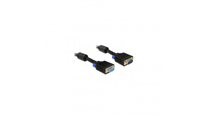 DeLOCK 5m VGA cable VGA (D-Sub) Black