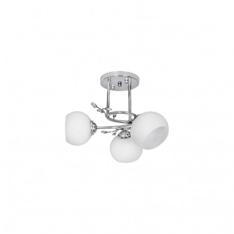 Activejet Classic ceiling chandelier pendant lamp IRMA nickel triple 3xE27 for living room