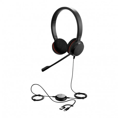 JABRA Evolve 20, Stereo UC, USB C/A adapter