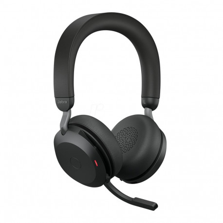 JABRA EVOLVE2 75, Link380c MS Stereo Black, EVOLVE2 75 headset Black MS, Link 380 BT adapter USB-C M