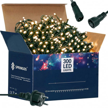Springos CL0324 300 Led Warm White