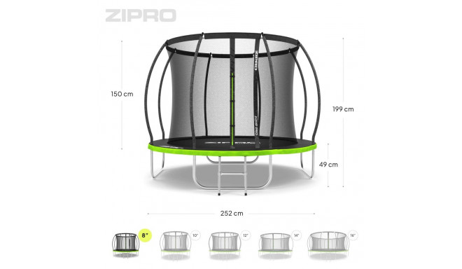 Zipro Jump Pro Premium Inner Net 8FT 252cm