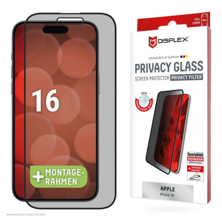 DISPLEX Privacy Glass FC iPhone 16