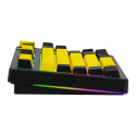 Lorgar KBP70TKLW, Wireless TKL Mechanical Gaming Keyboard Pro Black/Yellow