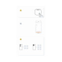 Baseus Intelligent T2 Pro, anti-loss device (white)