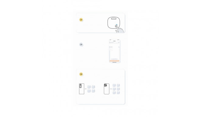 Baseus Intelligent T2 Pro, anti-loss device (white)