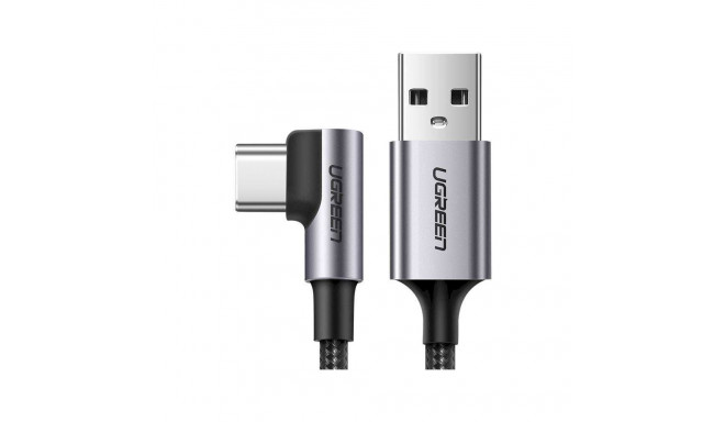 Ugreen USB to USB Type C angled cable 3A 2m Grey