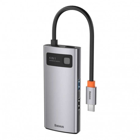 Baseus Hub 4in1 CAHUB-CY0G Silver