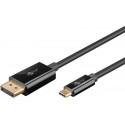 Goobay cable USB-C - DisplayPort 1m, black