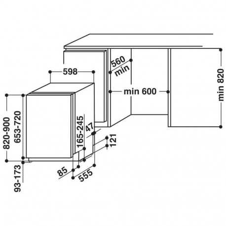 Whirlpool WIC 3C26 F