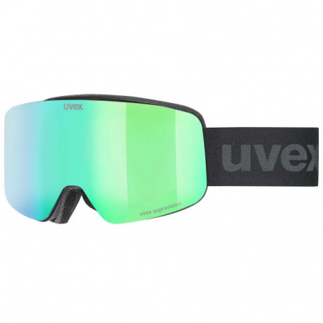 Uvex powder FM black matte/green