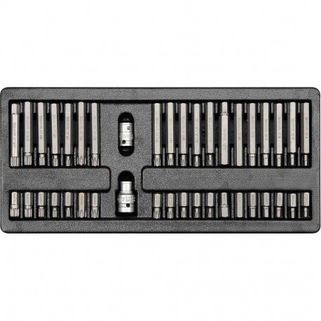 Yato Tool insert with equipment 40pcs. (YT-5538)