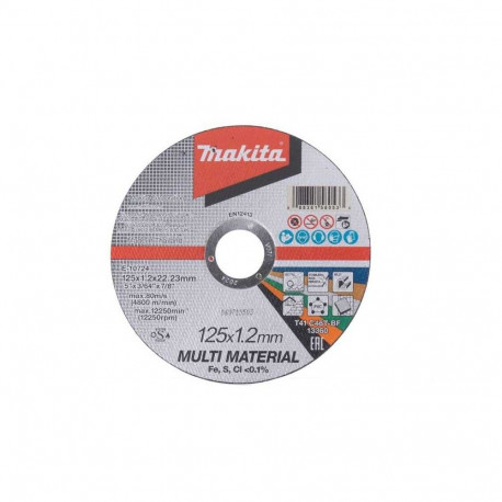 Makita CUTTING WHEEL 125X1.2MM MULTIMATERIAL