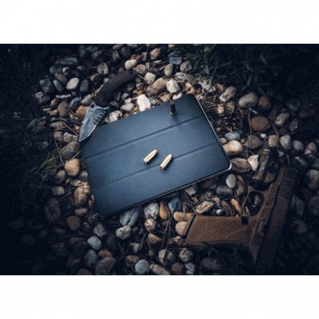 Tactical Book Tri Fold Case for Xiaomi Redmi Pad 2 Black