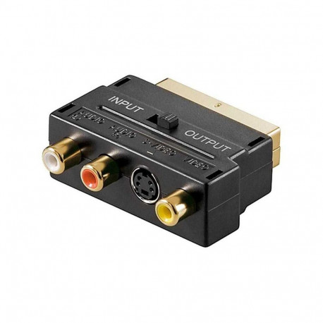Riff SCART to 3RCA + S-Video with ON/OFF button