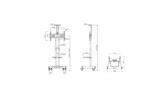 MULTIBRACKETS MB-2319 M Public floorstand