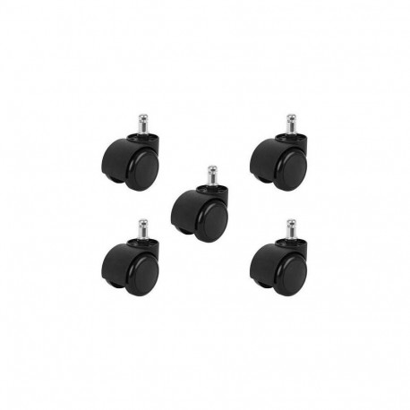 Malatec Office chair casters - 5pcs - black