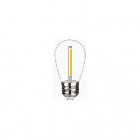 Visional LED Dimmable filament bulb E27, S14, 1W, 100lm, 2700K, 360°