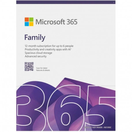 Microsoft M365 Family EN EUROZONE 1Y EP2-32335