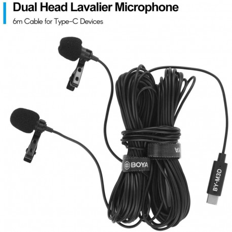 Boya BY-M3D Dual Lavalier