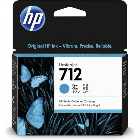 HP 712 29ml Cyan 3ED67A
