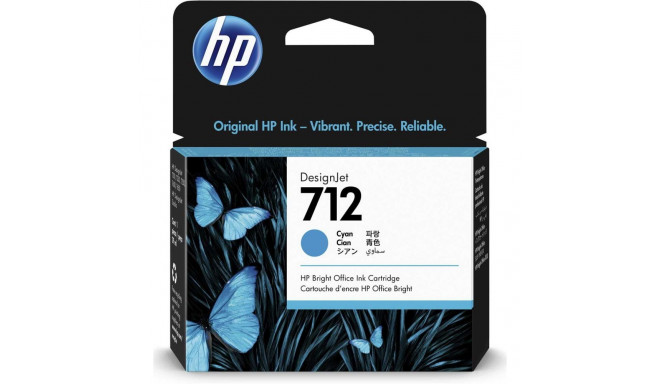 HP 712 29ml Cyan 3ED67A