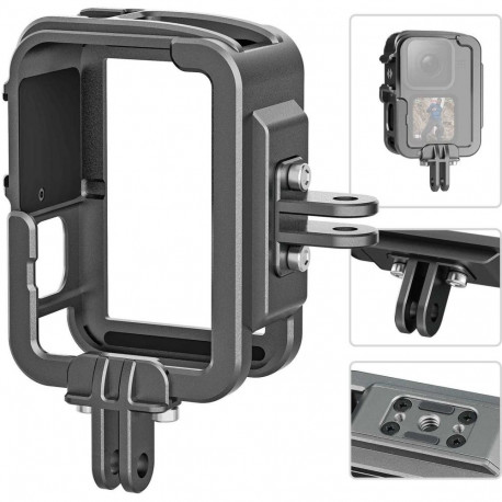 Telesin Aluminum Security Case for GoPro Hero 11/10/9 with Vertical Mount