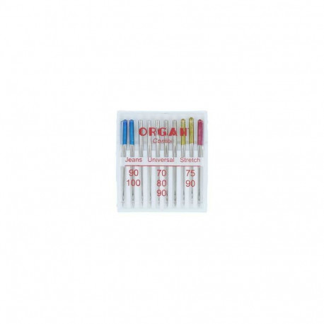 Organ 10pcs(Jeans No90/100;Universal No70/80/90;Stretch No75/90) 53001106