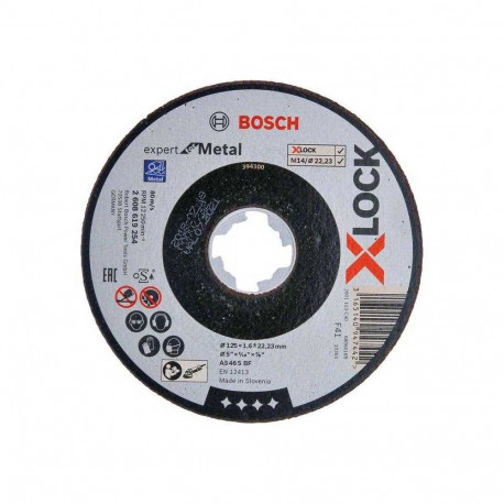 Bosch X-LOCK separation 125X1,6mm EfM straight - 2608619254