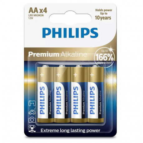 Philips LR6M4B/10 Premium Alkaline 4 pcs