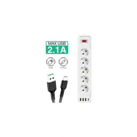 Riff F25U USB/USB-C 2 m Black