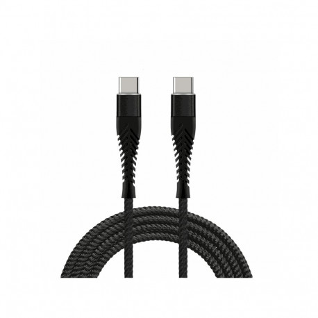 Fusion Accessories "Fishbone USB-C  USB-C  65W / 3A / 1.5m" Black